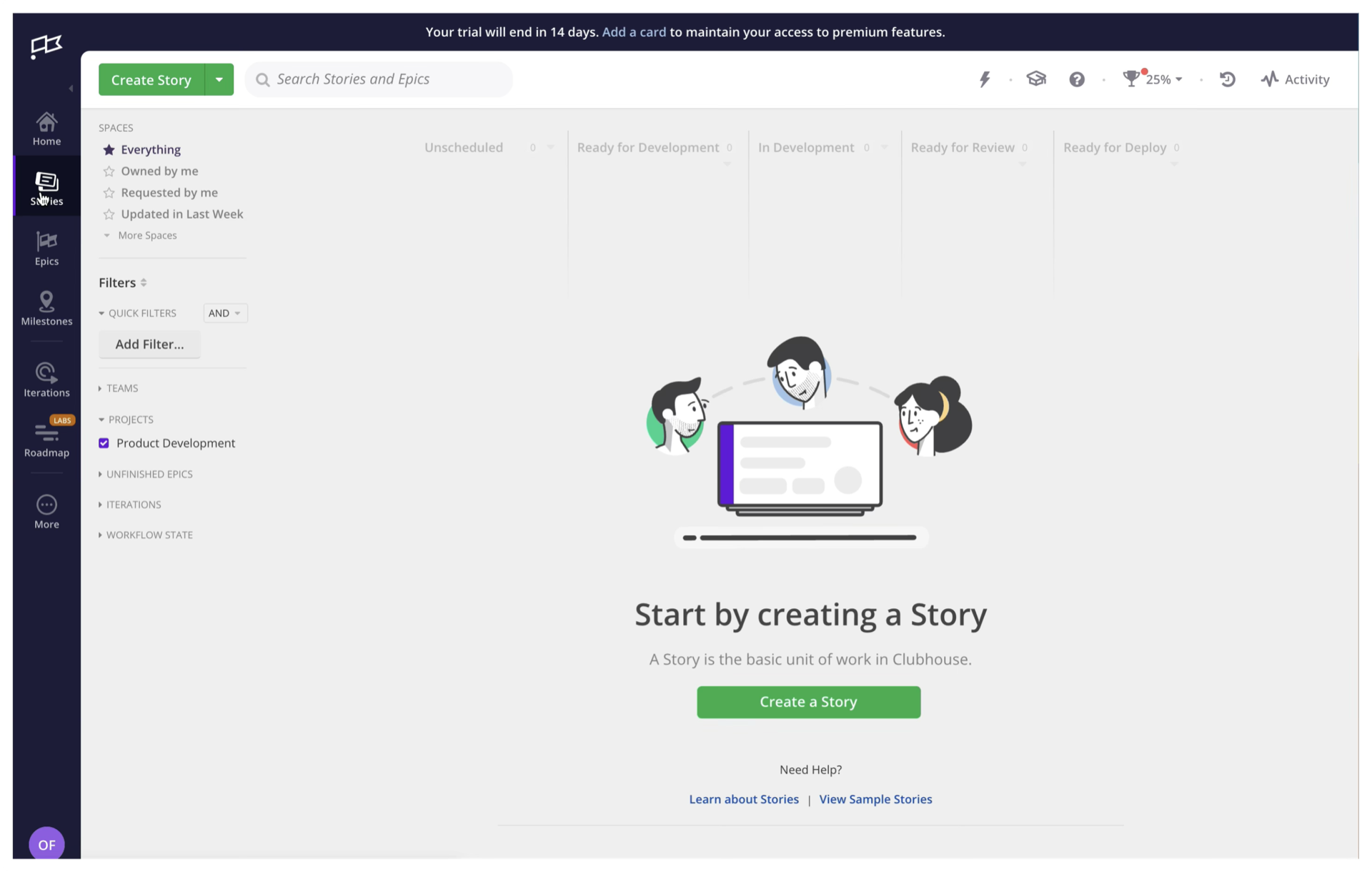Shortcut onboarding checklist shown as an intrusive checklist that users dismissed