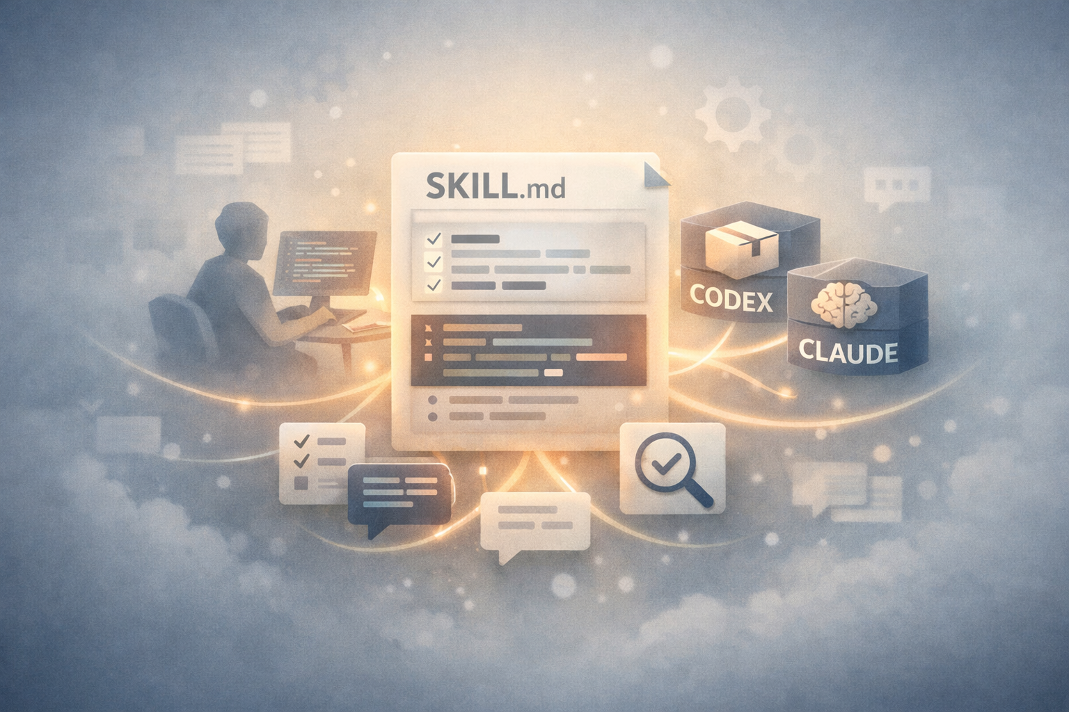 SkillSkill social media preview image for the reusable AI workflow skill packaging toolkit.